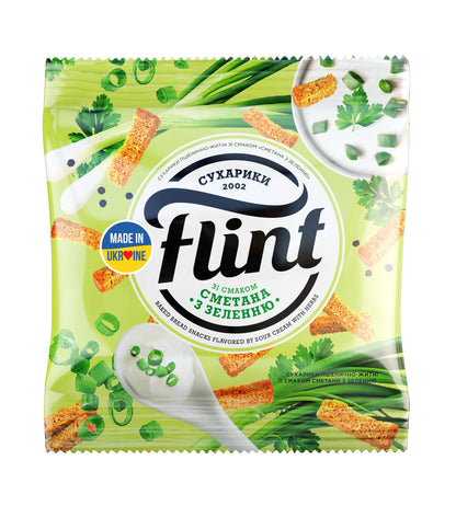 Rusks FLINT, sour cream and herb flavor, 35 g