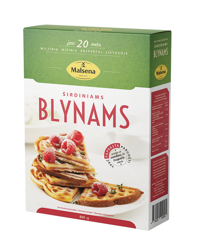 Flour mix MALSENA, for hearty pancakes, 400 g