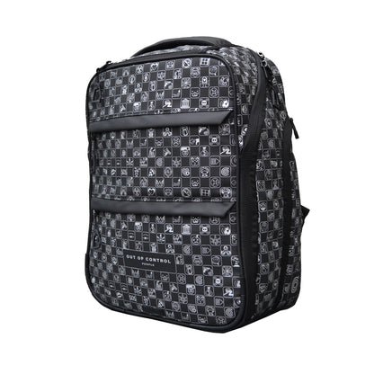 Shaped backpack ICONS collection OUT OF CONTROL PEOPLE, 27 liter capacity