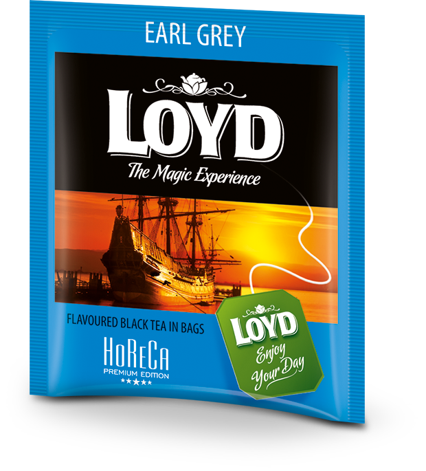 Black tea drink LOYD HORECA line Earl Grey, 500 x 1.7 g
