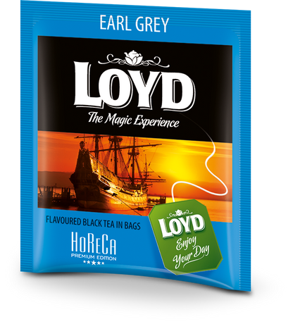 Black tea drink LOYD HORECA line Earl Grey, 500 x 1.7 g