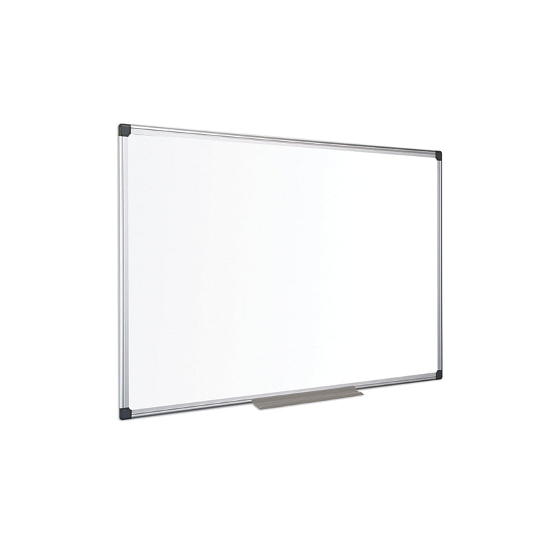 Enameled white magnetic board BI-OFFICE MAYA 150x100, aluminum frame