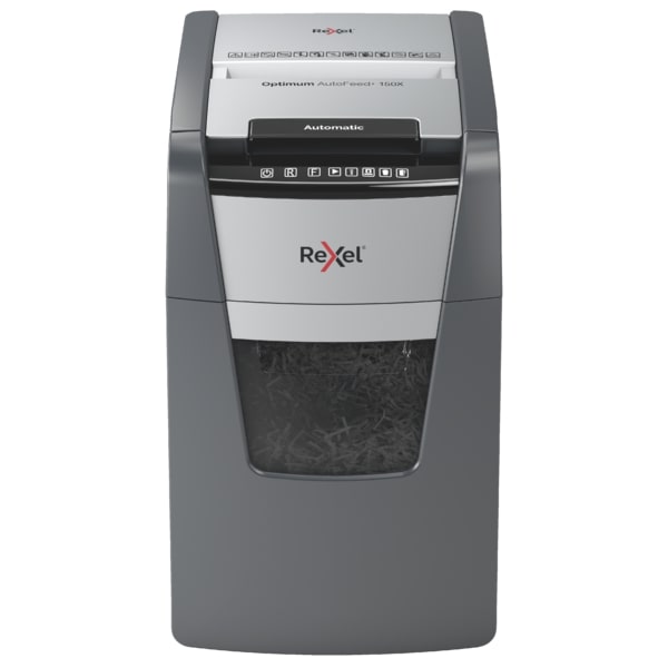 Automatic document shredder Rexel Optimum Autofeed 150X, 4x28mm, P4, 44l