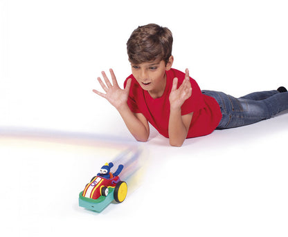 Crazy racing cars JOVITECH set. Primary colors