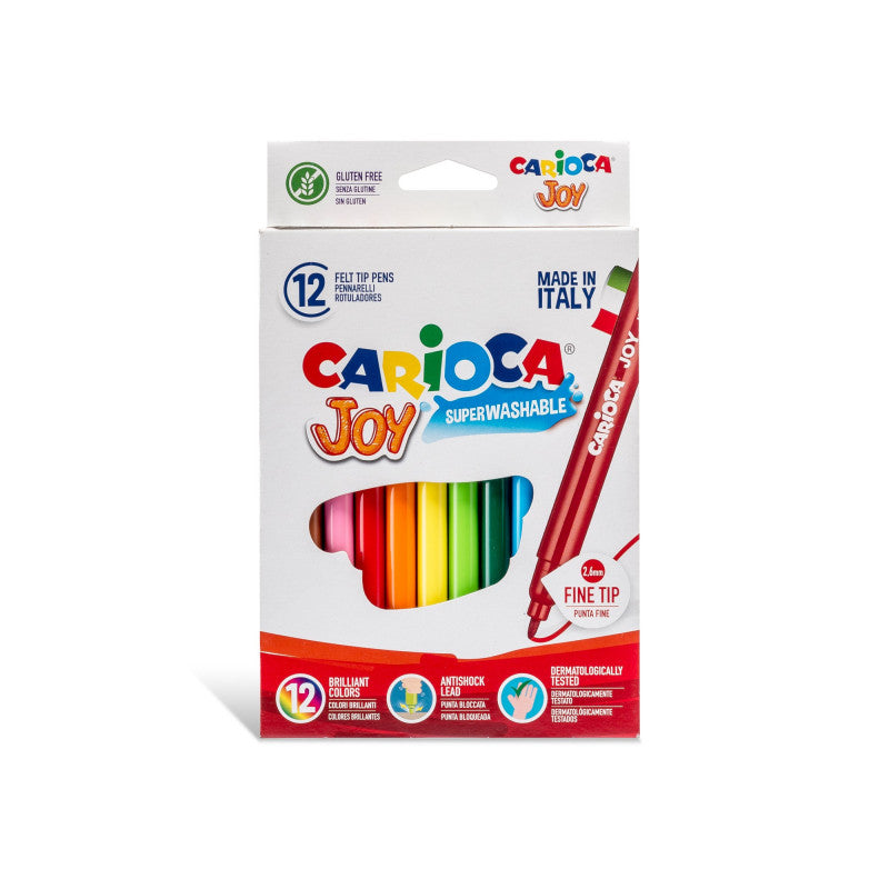 CARIOCA JOY felt-tip pens, 12 pcs.