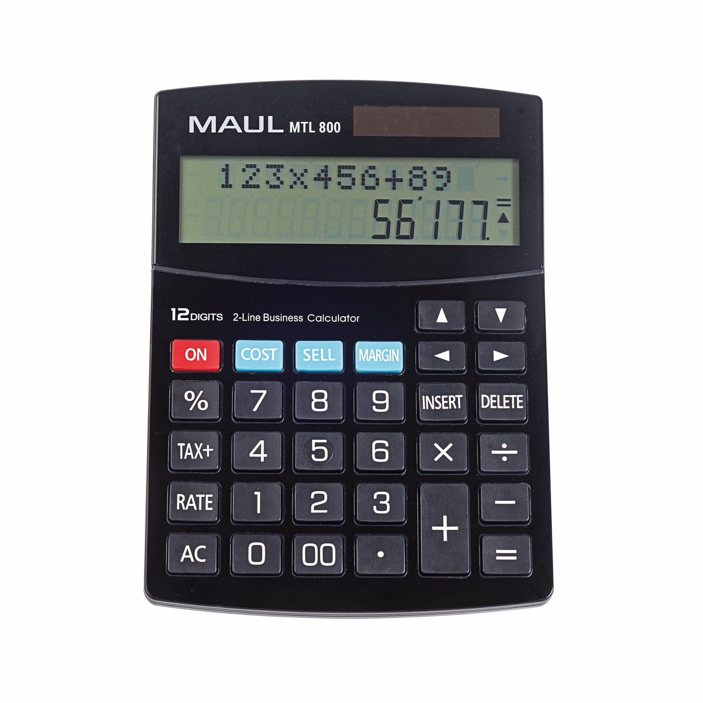 Two-line desktop calculator MAUL MTL 800, 12-digit display