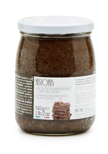 Mushroom and black truffle sauce RISTORIS, 510 g