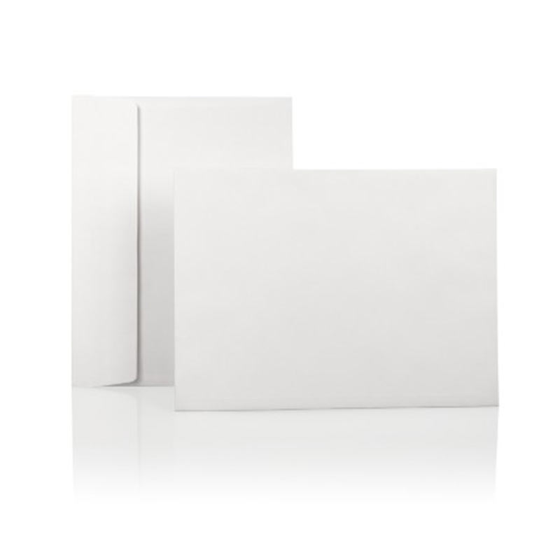 Envelope with flap 250x353x20mm, white, 120g/m2