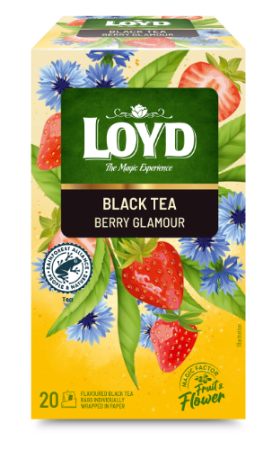 Black tea LOYD, berry charm, 20x1.75 g