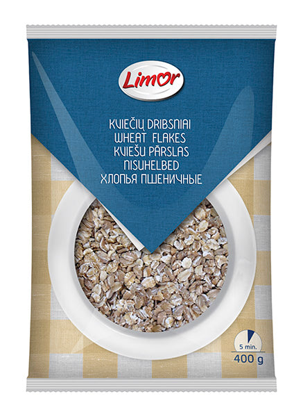 Kviečių dribsniai LIMOR, 400 g