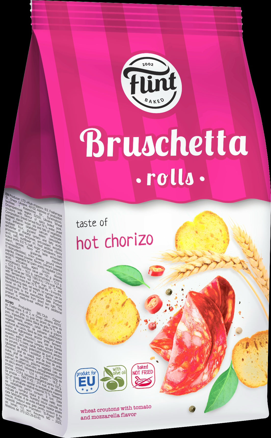 Brusketa FLINT, Chorizo skonio, 65 g