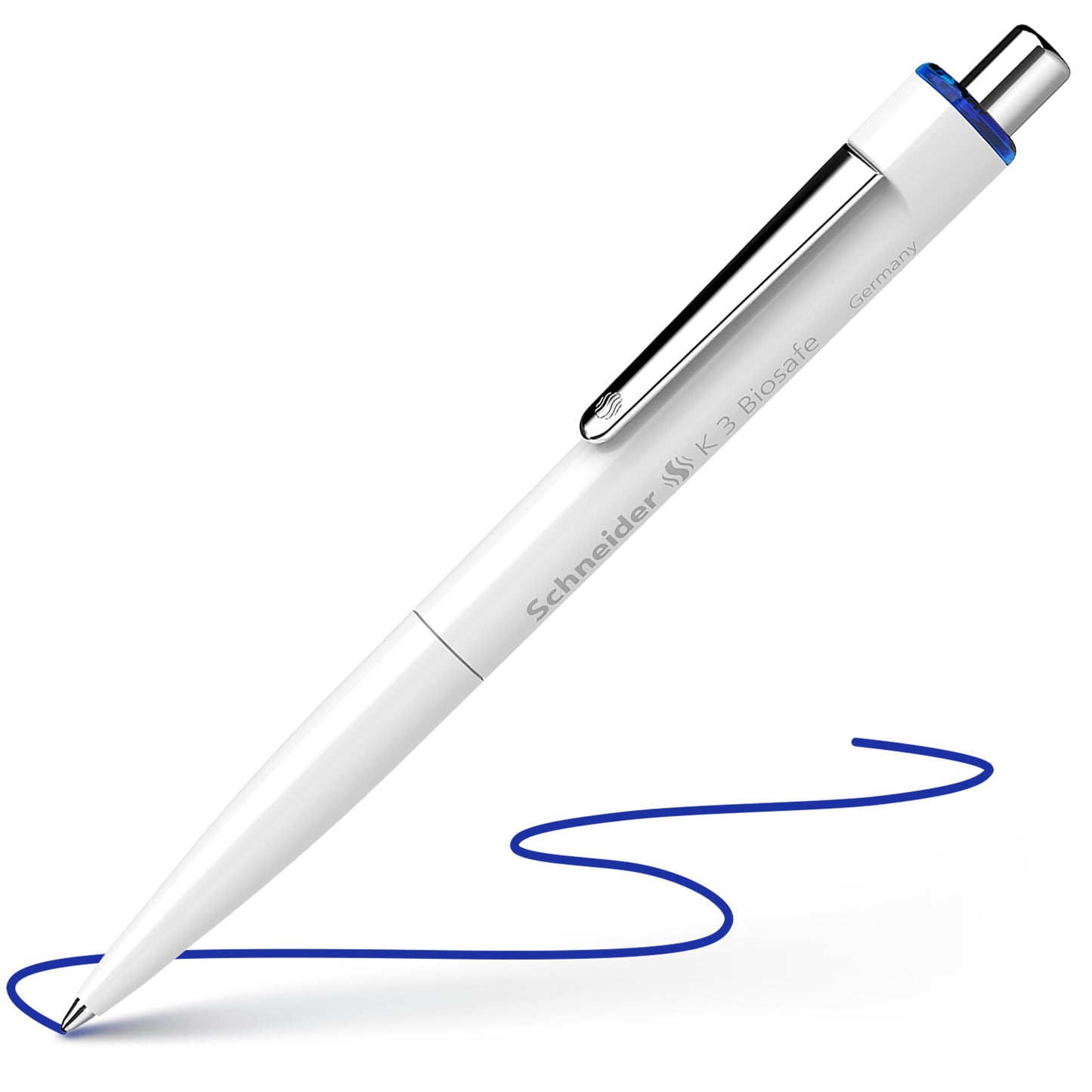SCHNEIDER K3 BIOSAFE automatic ballpoint pen, 0.7 mm.