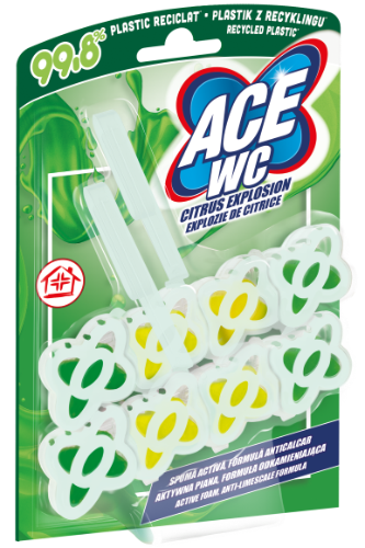 WC toilet freshener-cleaner ACE, Citrus explosion 2 pcs x 48 g