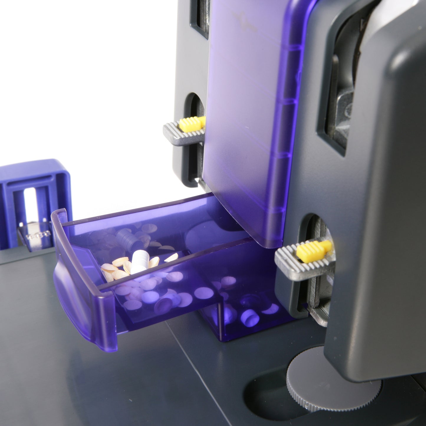 Hole punch RAPESCO Eco P2200, 2 holes, 150 sheets, black/purple