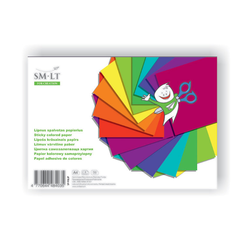 Self-adhesive colored paper SMLT