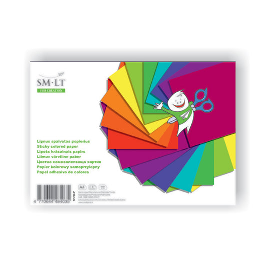 Self-adhesive colored paper SMLT
