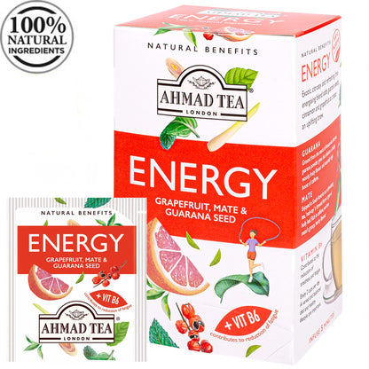 Ahmad Tea Natural tea ''Energy'', in bags, 20 pcs.