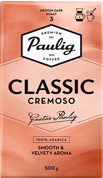 Coffee PAULIG Classic Cremoso, ground, 500 g