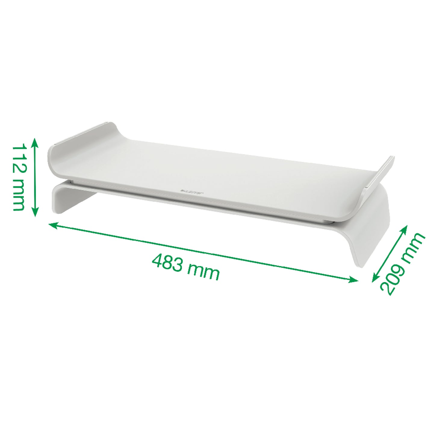 Monitor stand Leitz Ergo, adjustable, gray