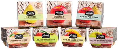 Natural puree ANELA, apple and pear, no added sugar, 200g