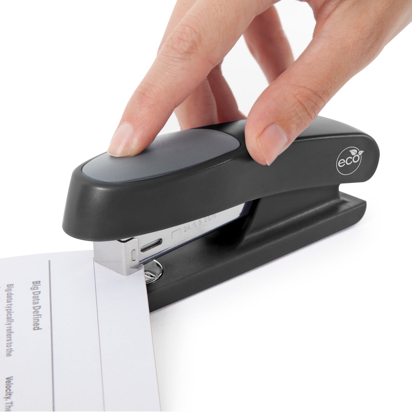 RAPESCO Germ-Savvy™ ECO stapler, 20 sheets, black