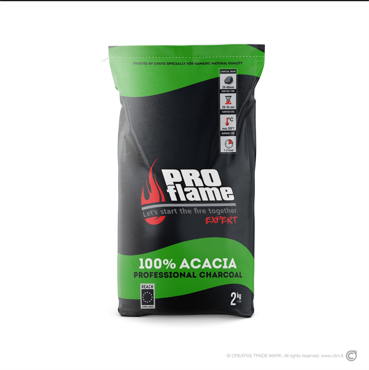 ProFlame medžio anglis,2 kg