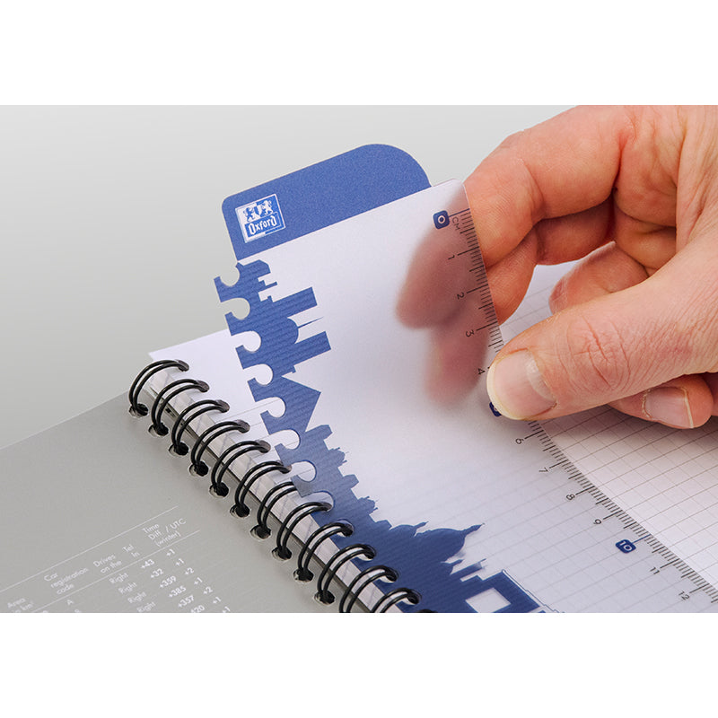 Notebook with spiral binding OXFORD URBAN MIX, A5, 50 sheets, lined