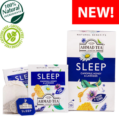 Ahmad Tea Natūrali arbata ''Sleep'', vokeliuose su siūlu, 20 vnt.