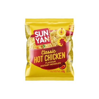 SUN YAN Classic instant noodles with spicy chicken broth, in a packet, 60g