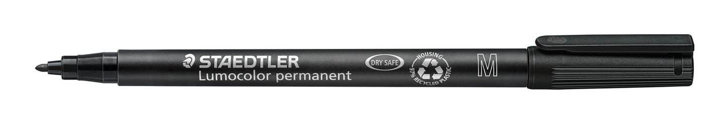 Žymeklis STAEDTLER OHP LUMOCOLOR 317/318, 1,0 mm, JUODA