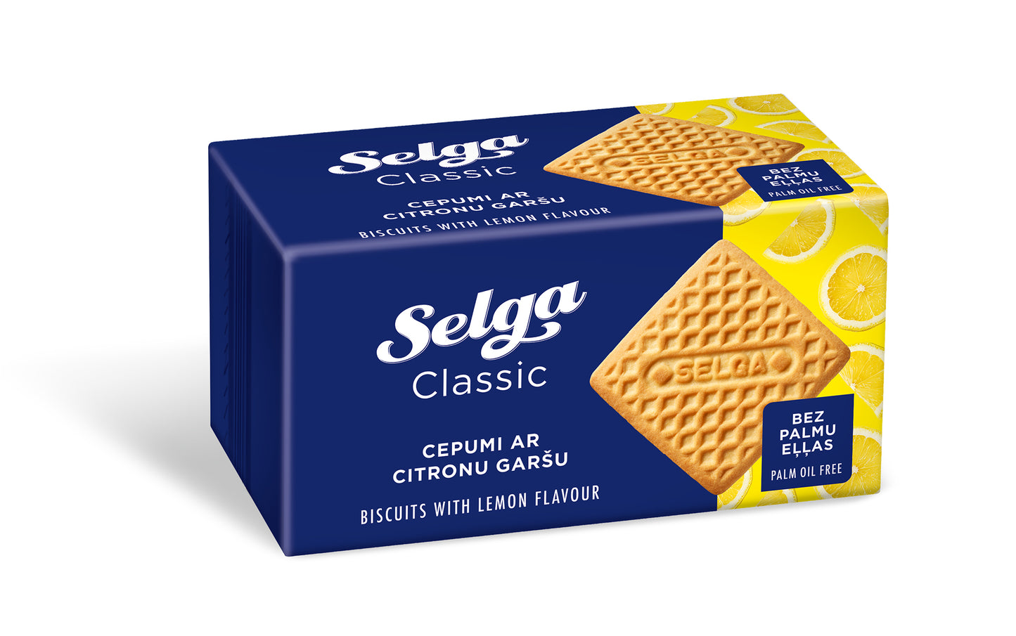 Sausainiai SELGA, citrinų skonio, 180 g