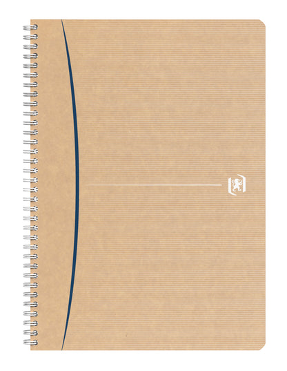 Notebook with spiral OXFORD Touareg, A4, recycled paper, 100 sheets, with squares