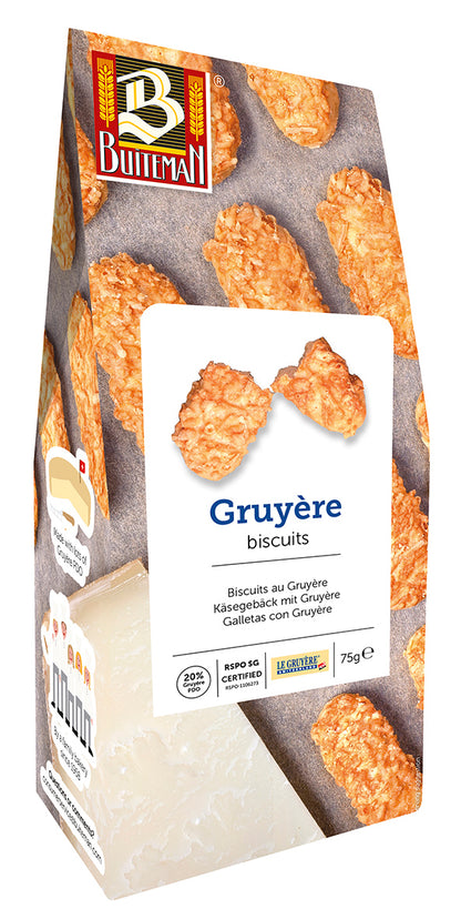 Cheese biscuits BUITEMAN, with Gruyere cheese, 75 g