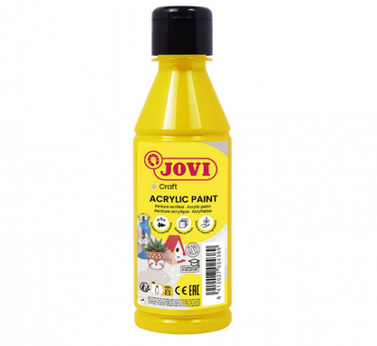 Tempera paint JOVI, 250ml, yellow