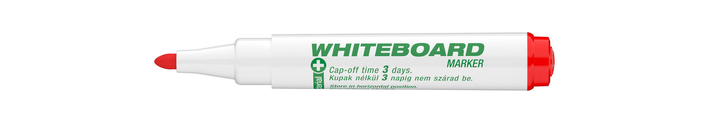 Whiteboard marker ICO 11 XXL, antibacterial, red