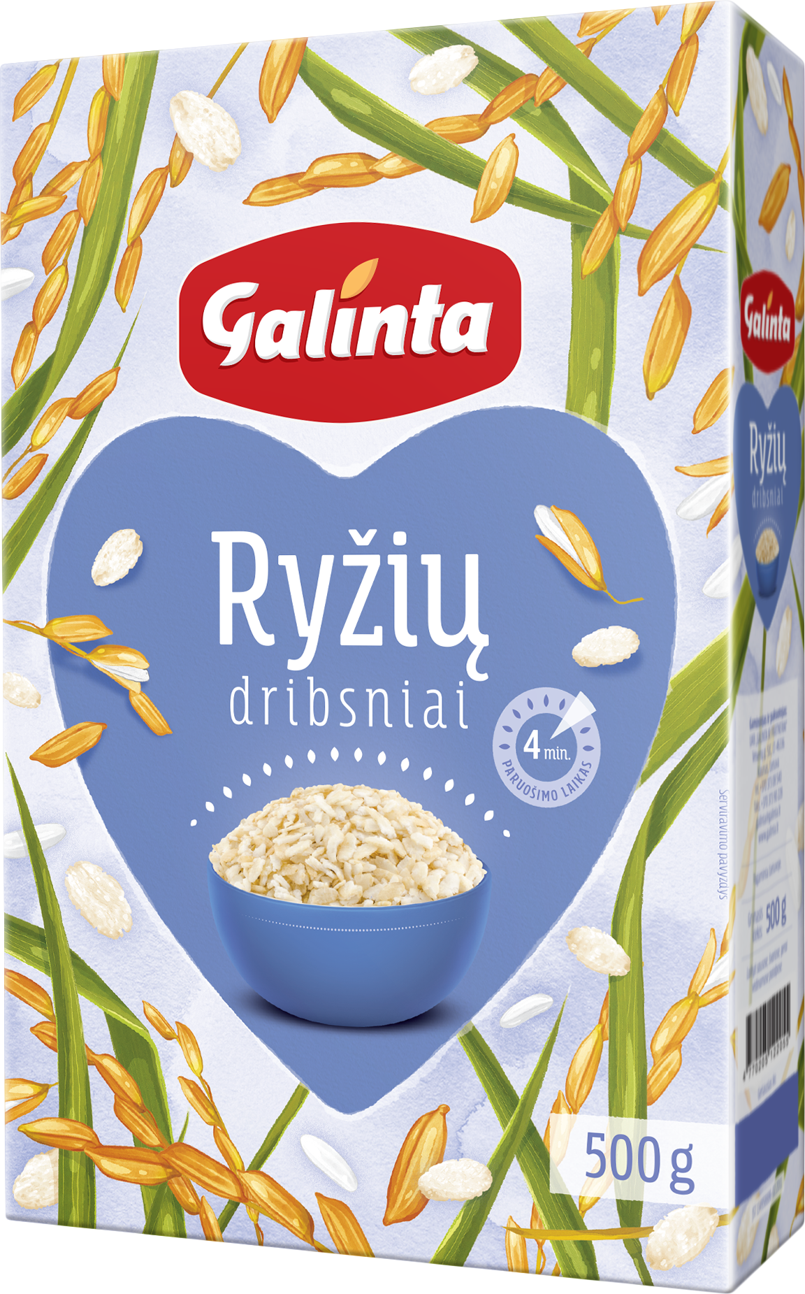 Ryžių dribsniai GALINTA EKSTRA, 500 g