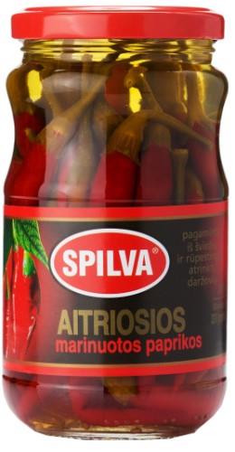Pickled chili peppers SPILVA, 330 g / 150 g