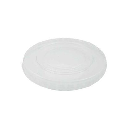 Vienkartinis dangtelis 110 ml padažo indeliui, skaidrus, PET, 100 vnt.