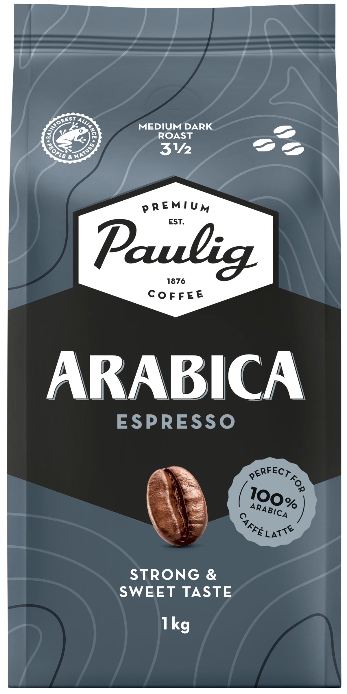 Kavos pupelės PAULIG ARABICA ESPRESSO, 1 kg