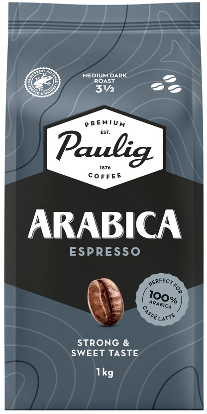 Kavos pupelės PAULIG ARABICA ESPRESSO, 1 kg