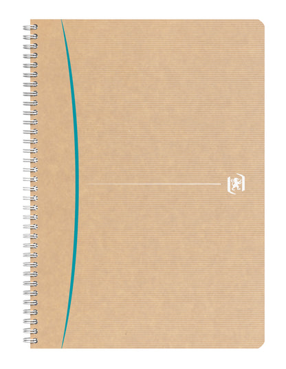 Notebook with spiral OXFORD Touareg, A4, recycled paper, 90 sheets, lined