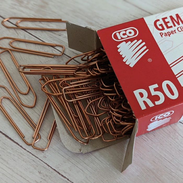 Paper clips ICO 50mm, 100 pcs