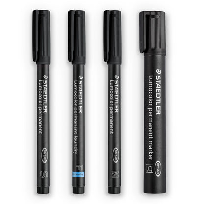 Permanentiniai žymekliai STAEDTLER Lumocolor, 4 vnt.