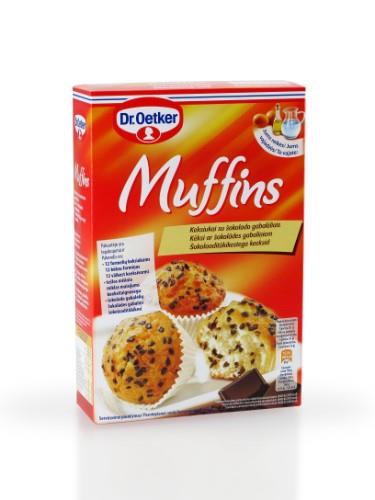 Flour mix DR. OETKER, for cupcakes with chocolate pieces, 300g