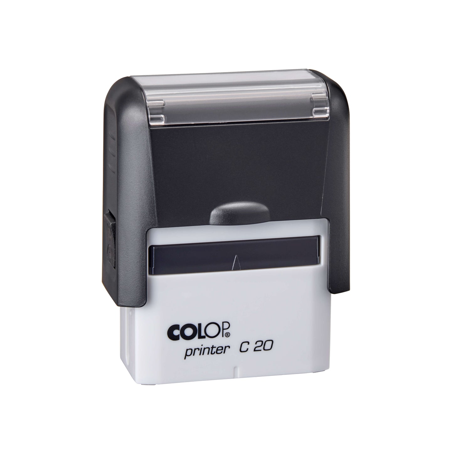 COLOP Printer C20 stamp, black body, clear pad