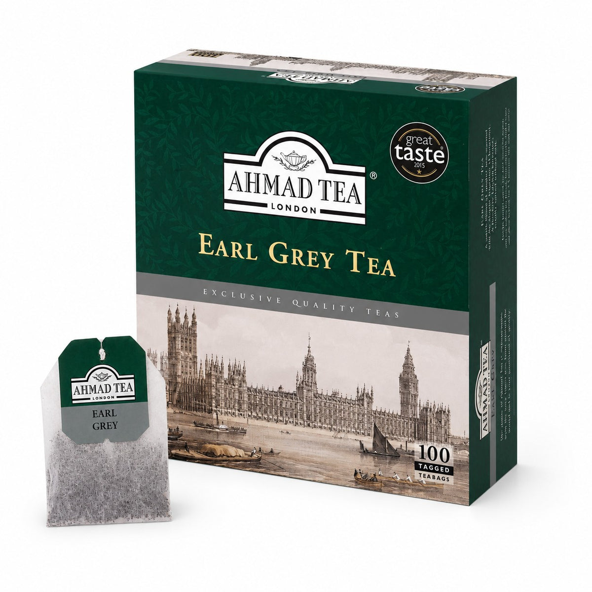 Arbata AHMAD EARL GREY, maišeliuose, 100vnt x 2g
