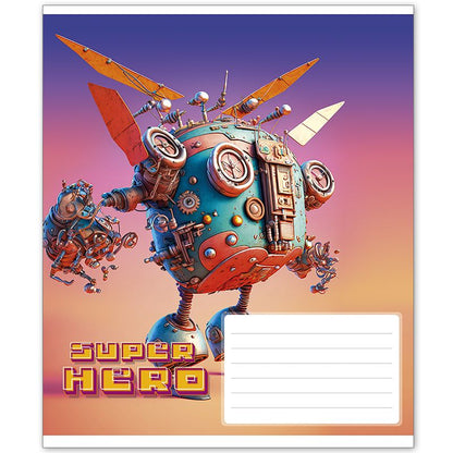 Notebook Schoolboy, A5, 12 sheets, 55 gsm, squared