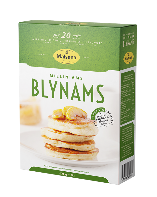 Miltinis mišinys MALSENA, mieliniams blynams, 400 g
