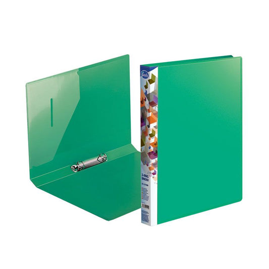 Ring binder FOROFIS, A4, PP, spine 20 mm, 2 rings 16 mm, green