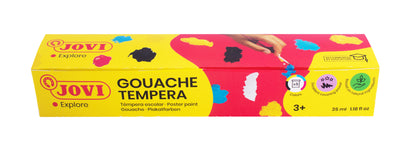 Guašas tempera JOVI, 35ml, 5 spalvų rinkinys su teptuku